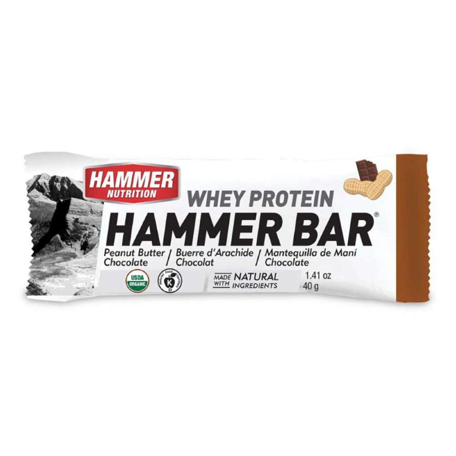 Peanut Butter Chocolate - Hammer Nutrition Hammer Protein Recovery Bar
