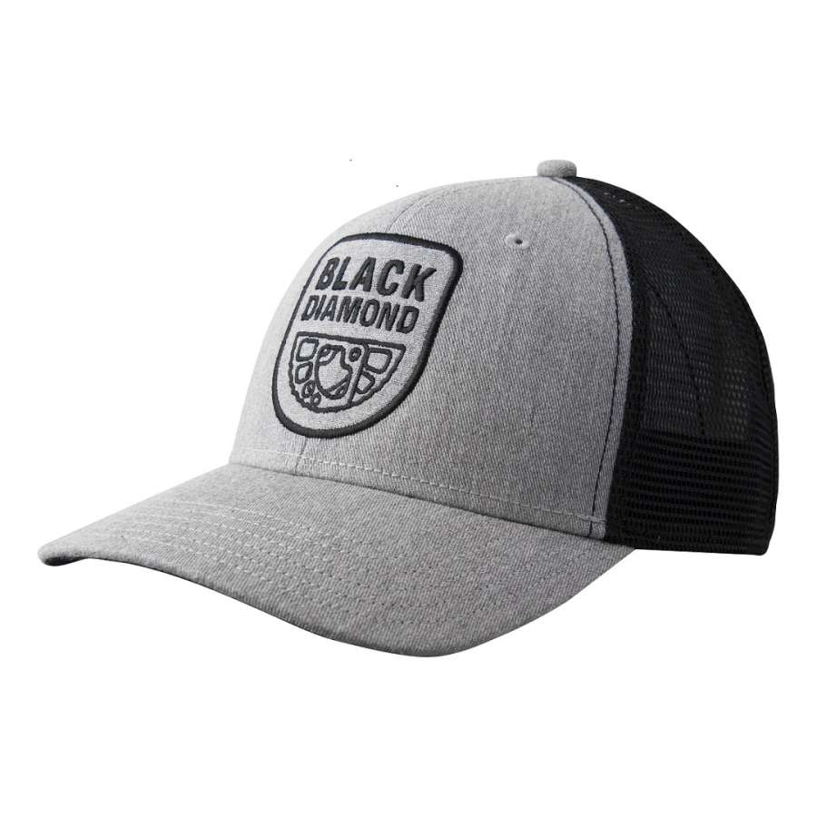 Heathered Aluminum/Black - Black Diamond BD Trucker Hat