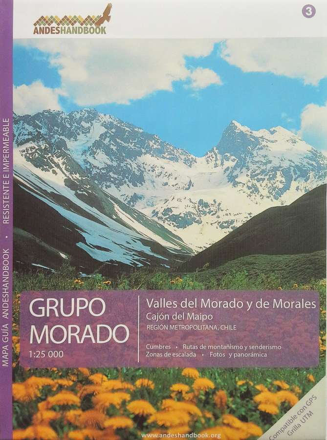   - Andeshandbook Mapa valles del Morado