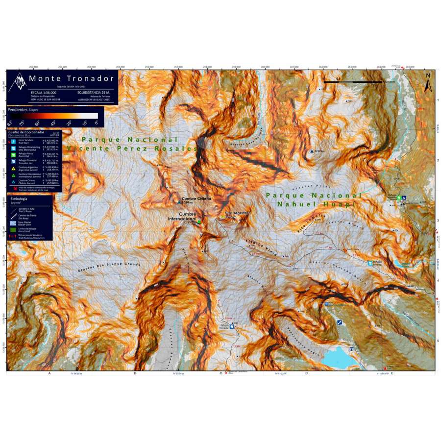 interior - Andesprofundo Mapa Monte Tronador