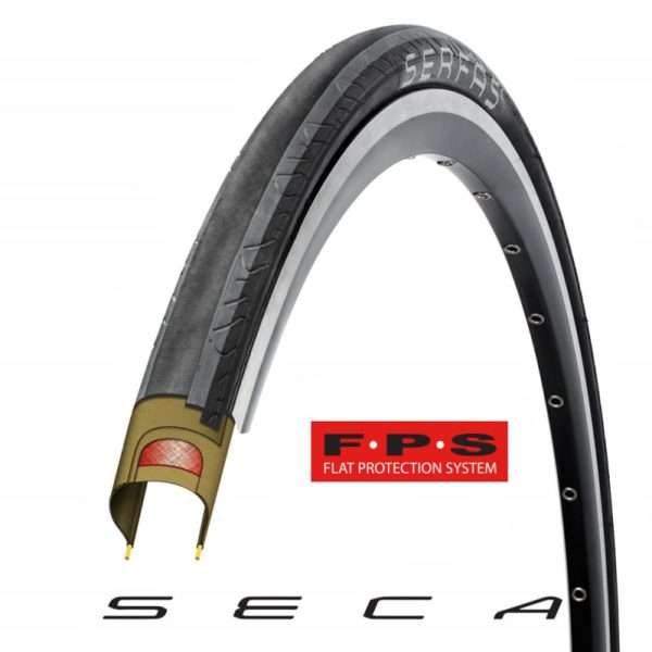  - Serfas Seca Tire W/Fps - 700 X 25 Wire Bead