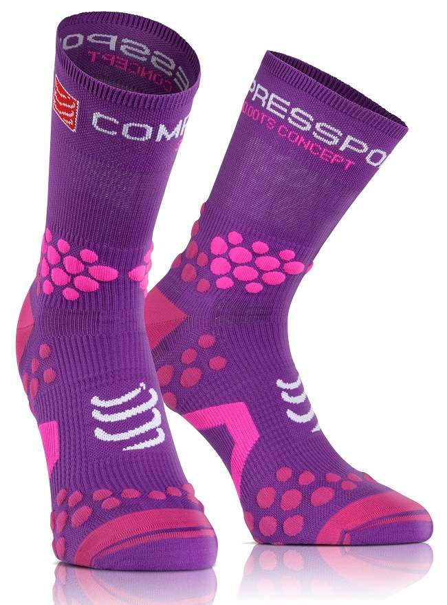 Purple - Compressport Racing Socks V2.1 Trail