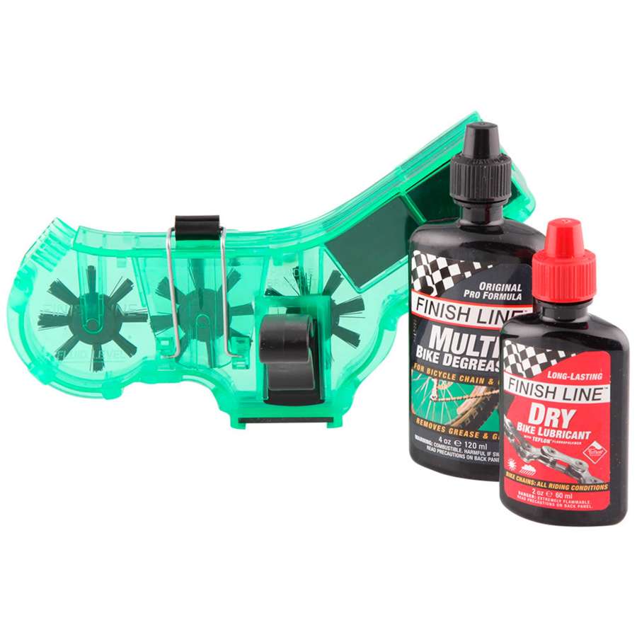  - Finish Line Shop Quality Chain Cleaner Kit - 4oz Degreaser & 2oz Lube