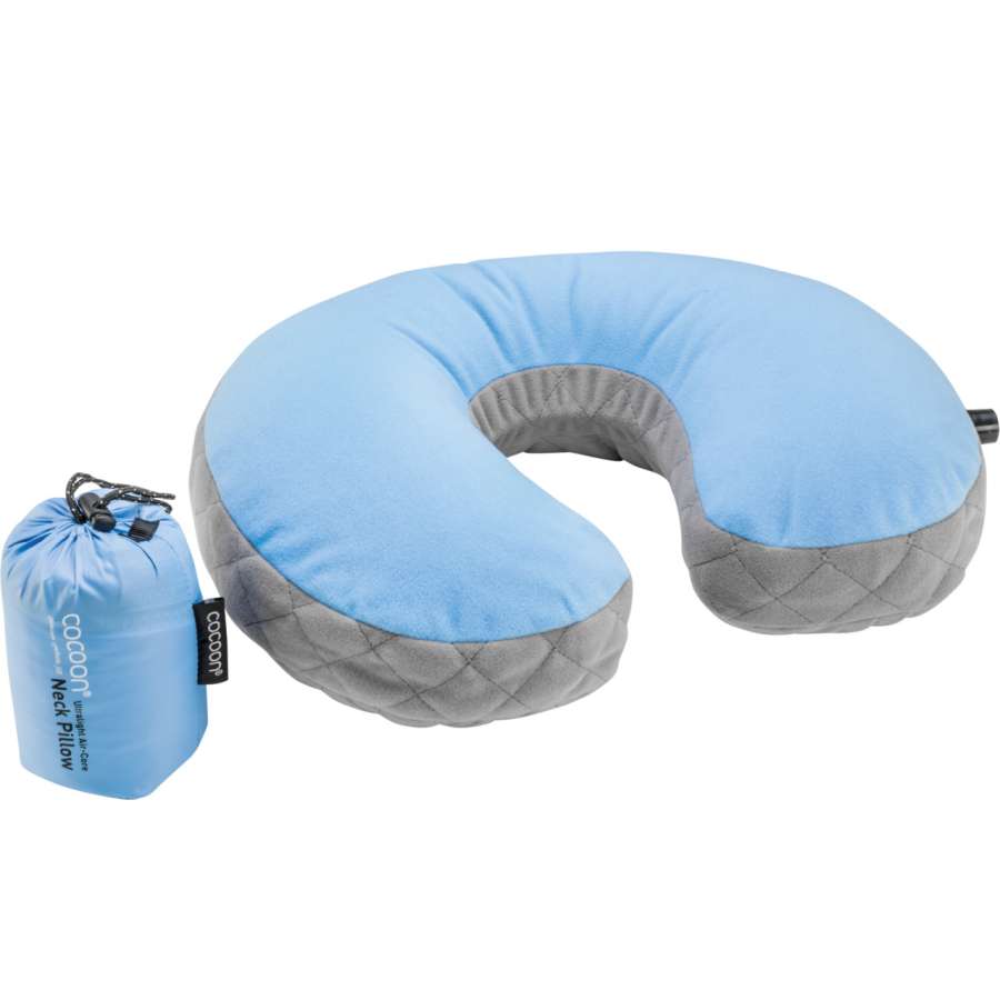 Light Blue / Gray - Cocoon Neck Pillow Ultralight Air-Core