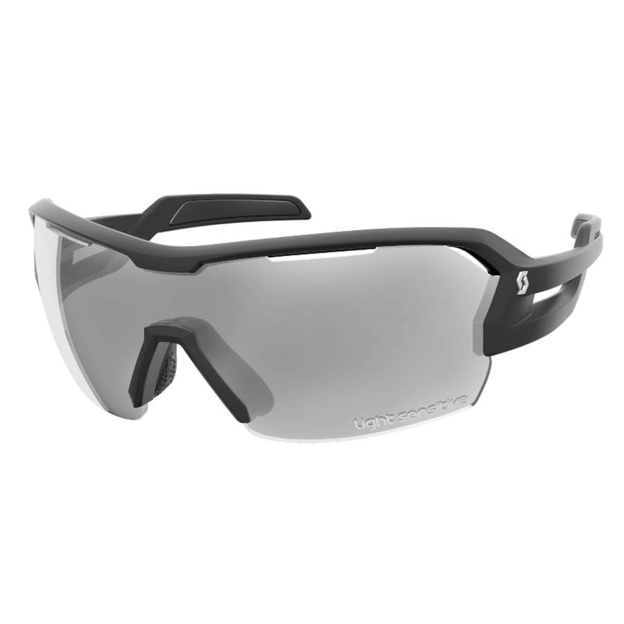 black matt/grey light sensitive + clear - Scott Sunglasses Spur LS