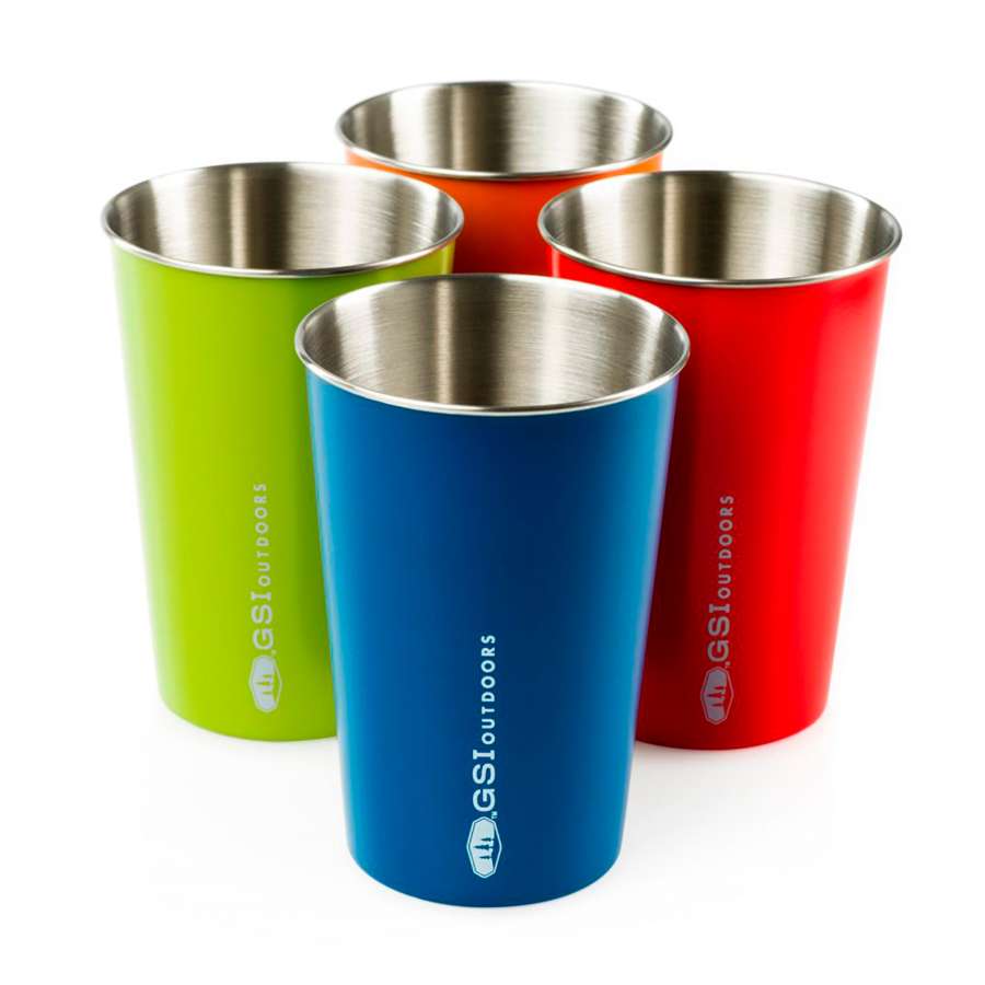 4 Colors - GSI Stainless Pint Set