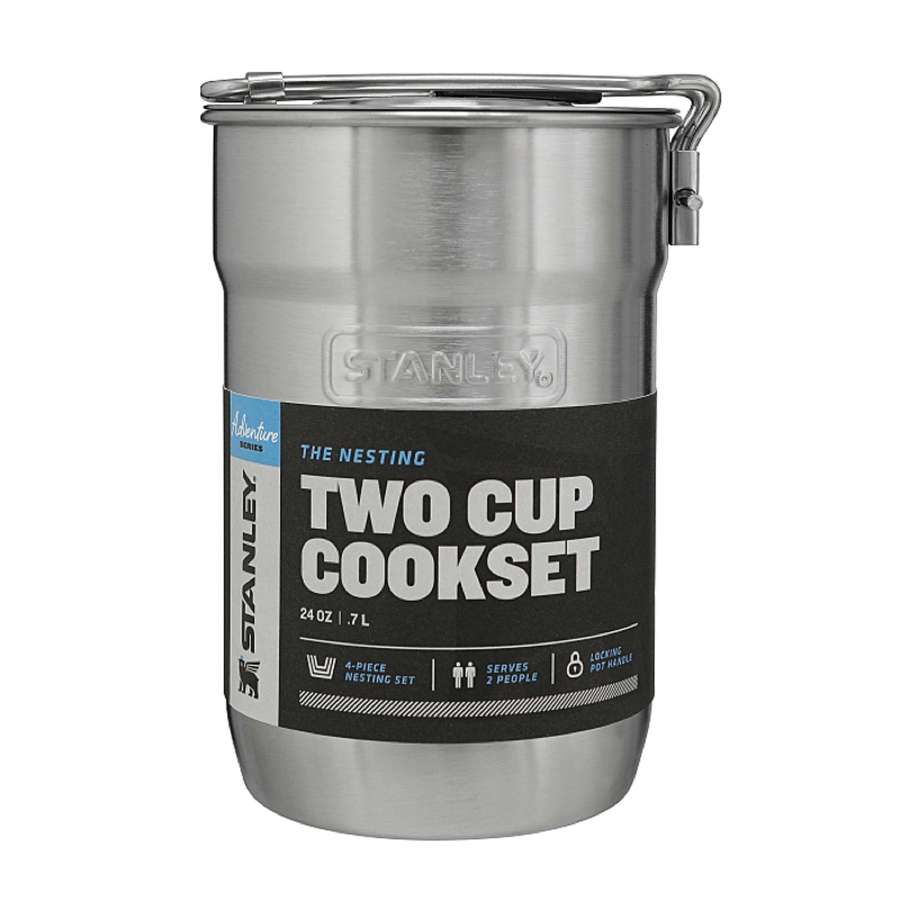 Stainless Steel - Stanley Adventure 2-Cup Set SS 25 oz (0.7 lt)
