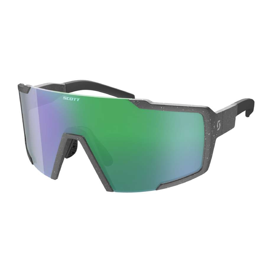 Grey Marble (Green Chrome) - Scott Sunglasses Shield