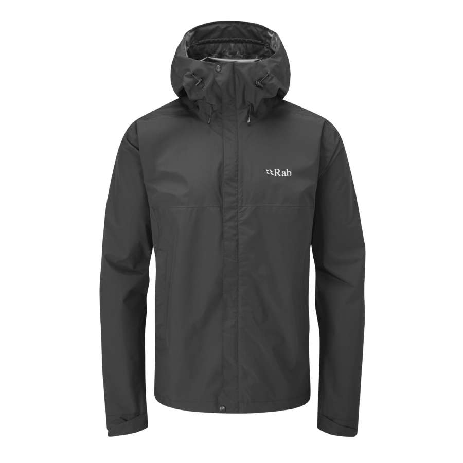 BLACK - Rab Downpour Eco Jacket