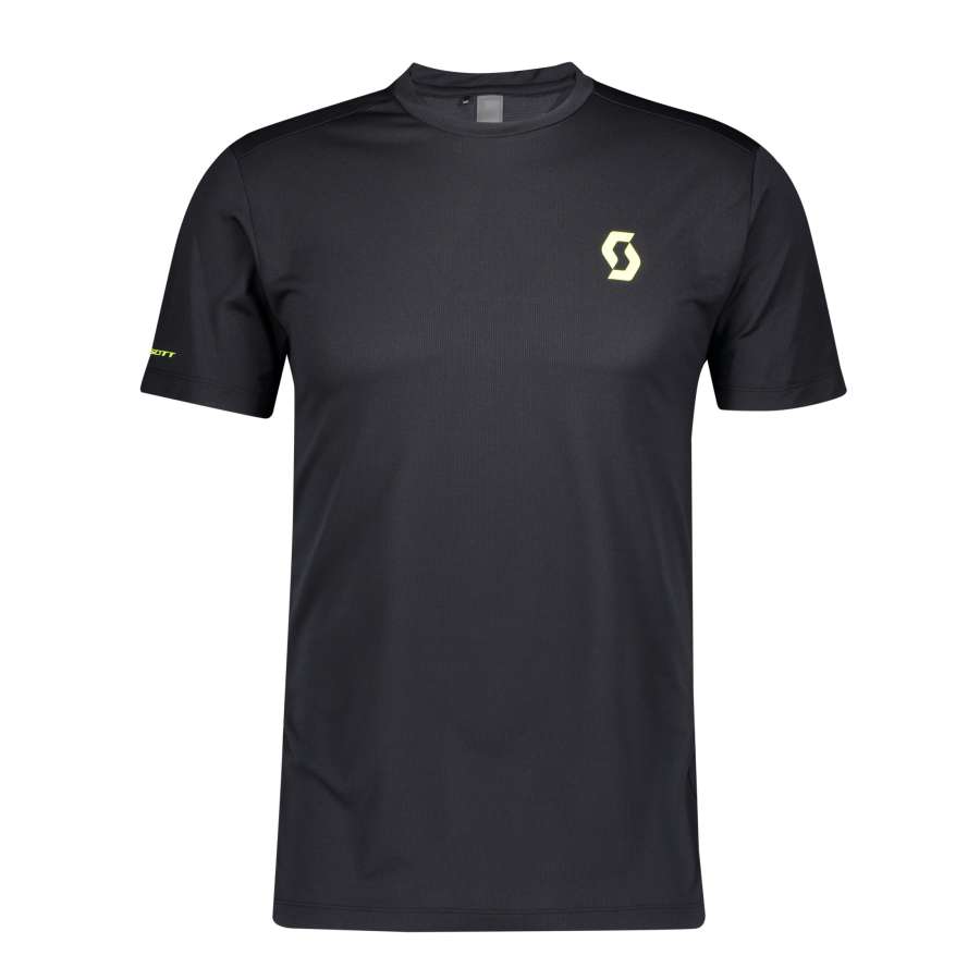 Black/Yellow - Scott Shirt M´s RC Run Team S/SL
