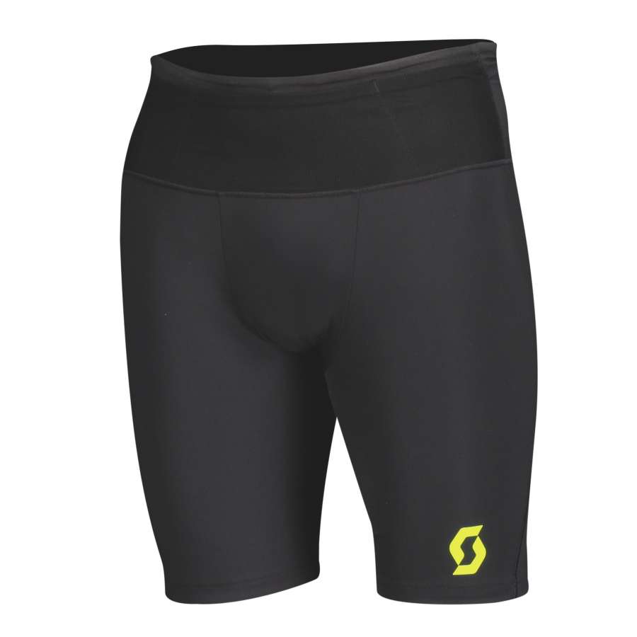 Black/ Yellow - Scott Shorts Tight M's RC Run