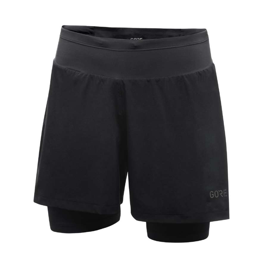 Black - GOREWEAR R5 Wmn 2in1 Shorts
