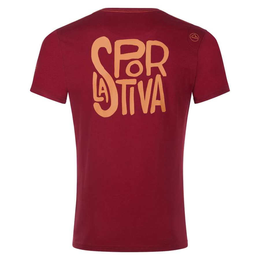Sangria Back - La Sportiva Back Logo T-Shirt Hombre