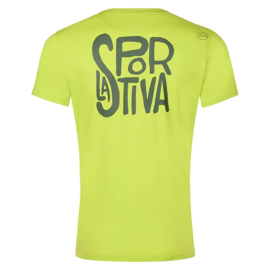 Lime Punch Back - La Sportiva Back Logo T-Shirt Hombre