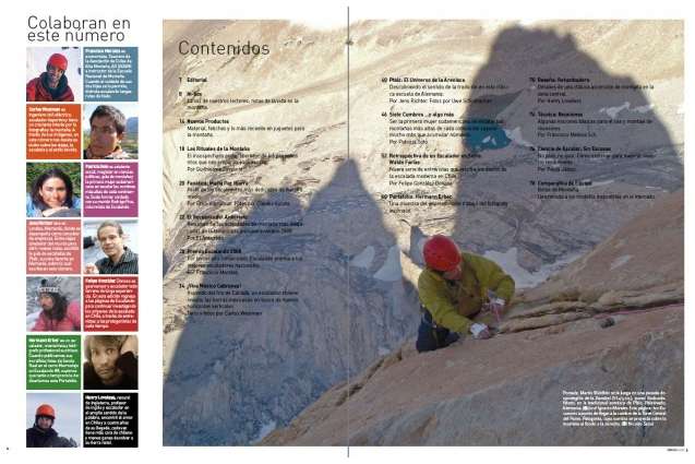 CONTENIDO - Ediciones de Montaña Revista Escalando #16