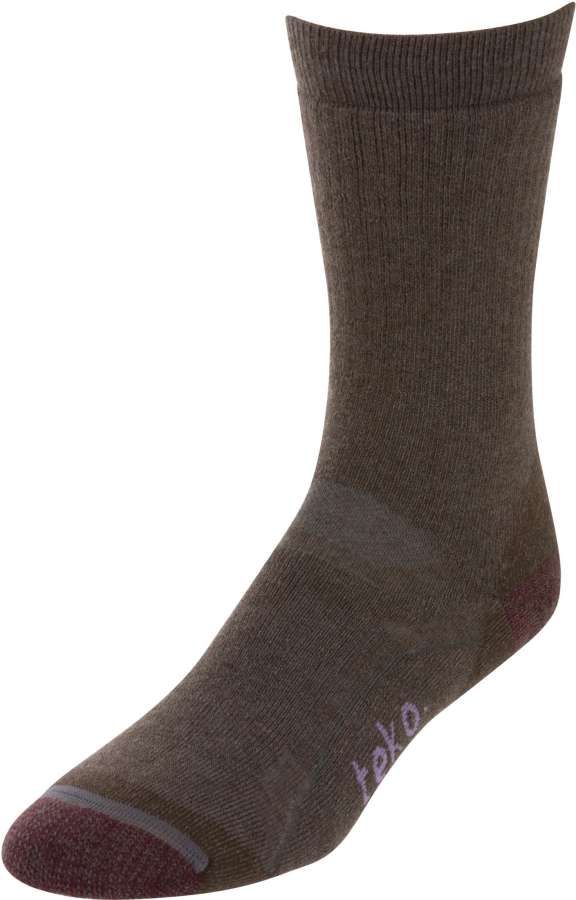 FORES NIGHT/TEAL - Teko Socks S3 Midweight Hiking Mujer