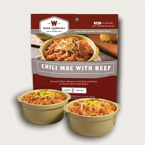 CHILI MAC WITH BEEF - Wise Company Chili Mac With Beef (2 Porciones)