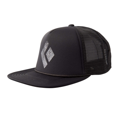 Black Diamond Flat Bill Trucker Hat - Gorra