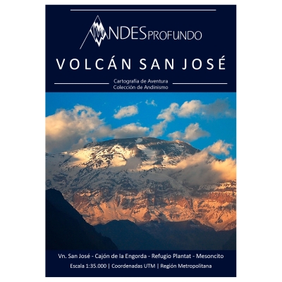 Andesprofundo Mapa Volcan San Jose