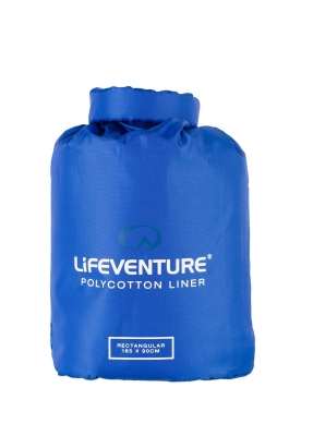 Lifeventure Polycotton Sleeping Bag Liner, Rectangular