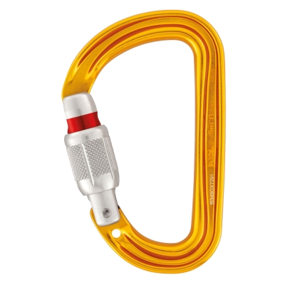 Petzl Mosquetón seguridad SM´D Screw-lock