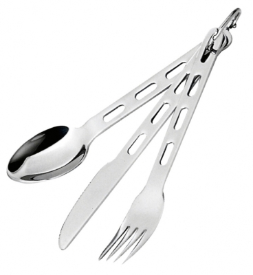 GSI Glacier Stainless 3 pc. Ring Cutlery