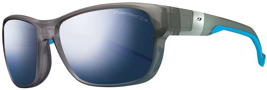 Mat Translu Grey / Cyan Blue - Julbo Coast Polarized 3+