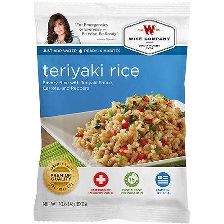   - Wise Company Teriyaki And Rice