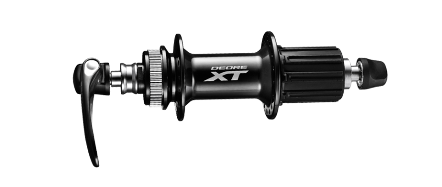 black - Shimano Manzana Shimano Deore XT FH-M8000 32H posterior