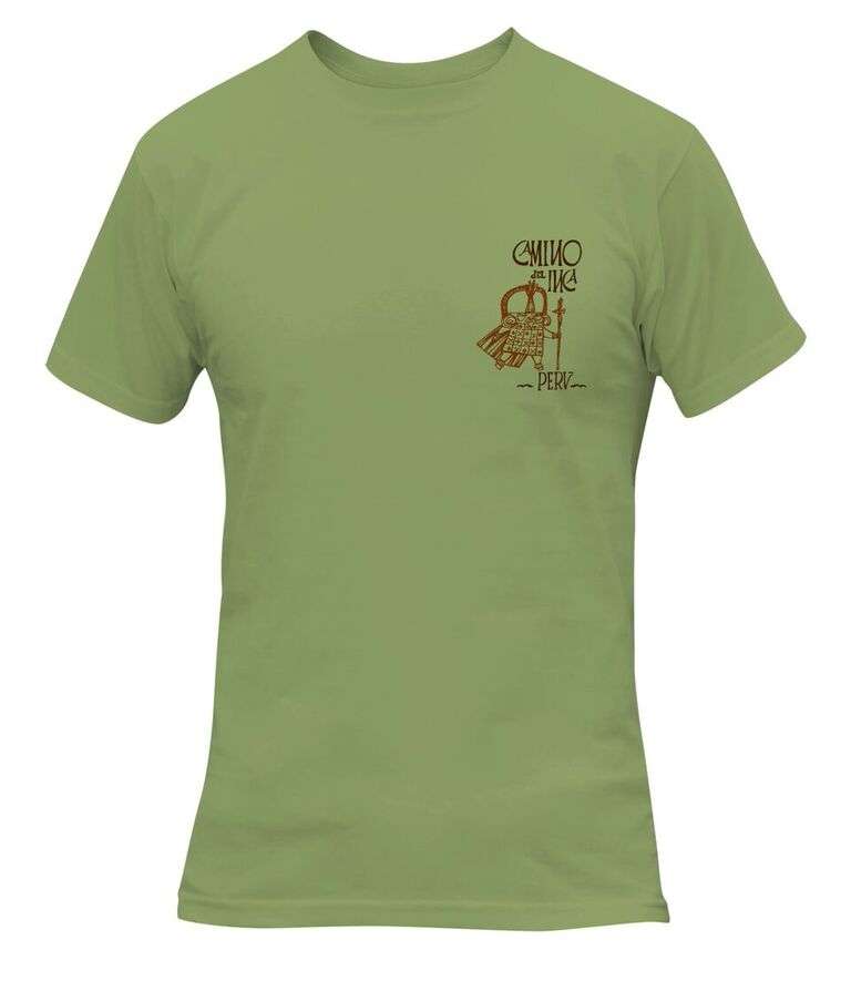 Verde Manzana - Tatoo Camiseta CR Hombre Camino del Inca