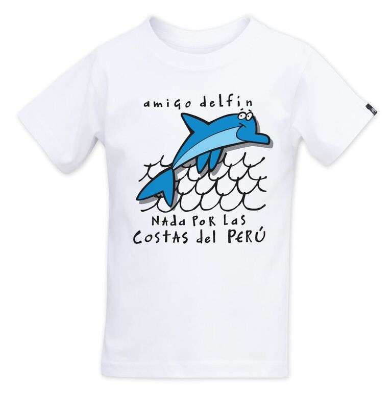 BLANCO - Tatoo Camiseta CR Niño Delfín
