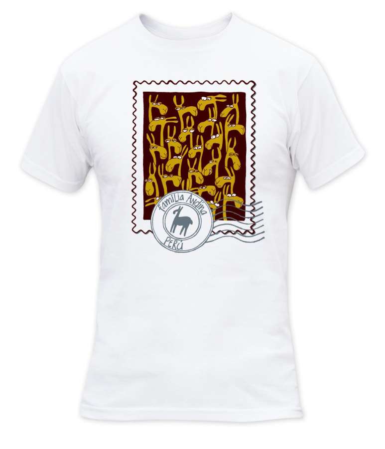 BLANCO - Tatoo Camiseta CR Hombre Familia Llama