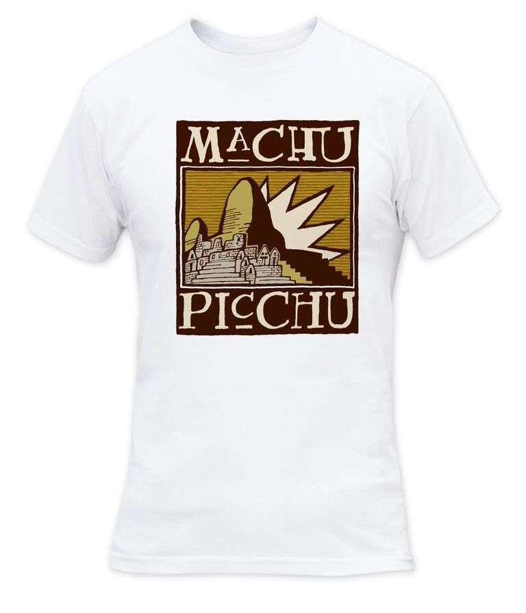 BLANCO - Tatoo Camiseta CR Hombre Machu Picchu