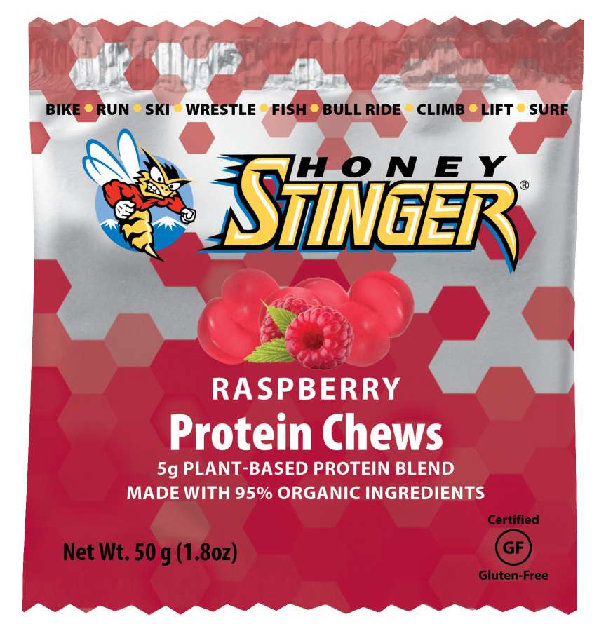 Raspberry - Honey Stinger Protein Chews