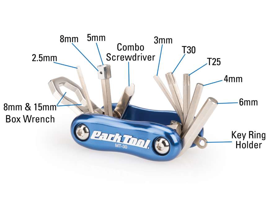 Herramintas Incluidas - Park Tool MT-30 Multi-Tool