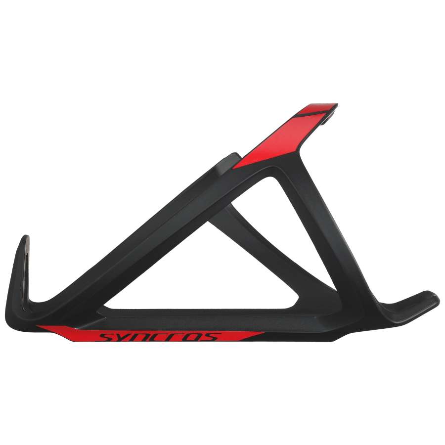 Bla/Neon Red - Vista Lateral - Syncros Bottle cage Syncros Tailor Cage 1.5 left