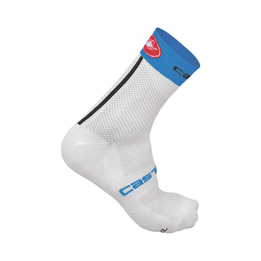 Drive Blue/White - Castelli Free 9  Sock