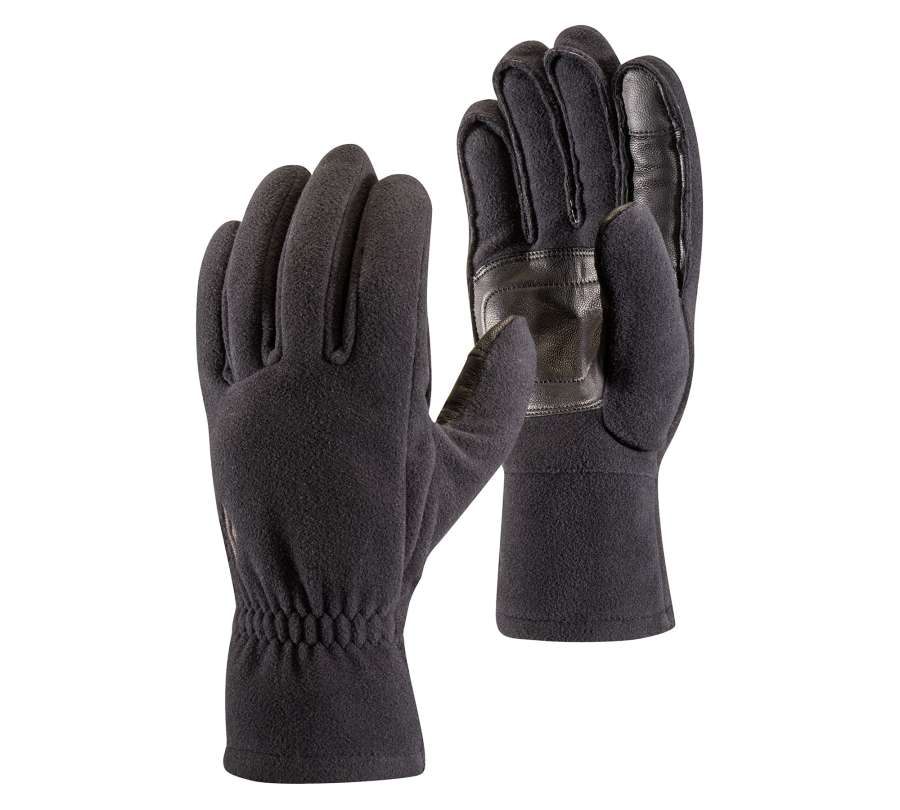 Black - Black Diamond Midweight Windbloc Fleece Gloves