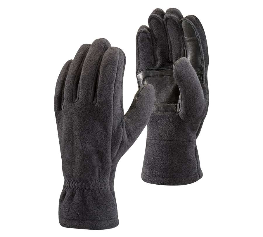 Black - Black Diamond Midweight Fleece Gloves - Guantes Térmicos