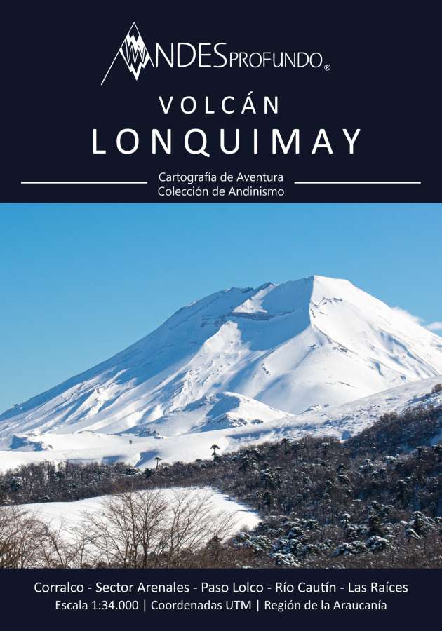 Lonquimay - Andesprofundo Mapa Volcán Lonquimay