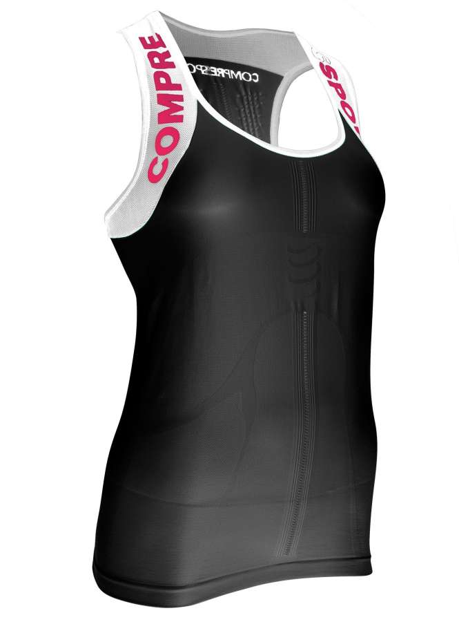 Black - Compressport Trail Running Shirt V2 SS W