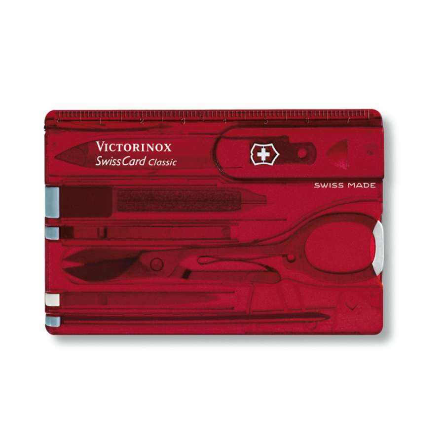 RED TRANS - Victorinox Swisscard Classic