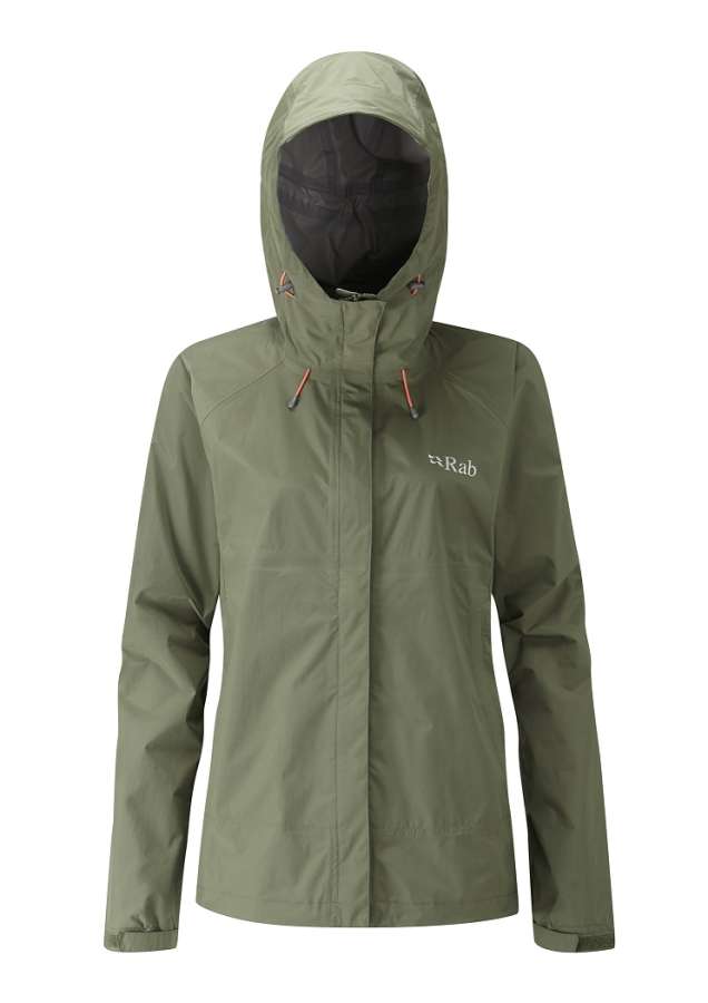 Field Green - Rab Downpour Jacket wmns
