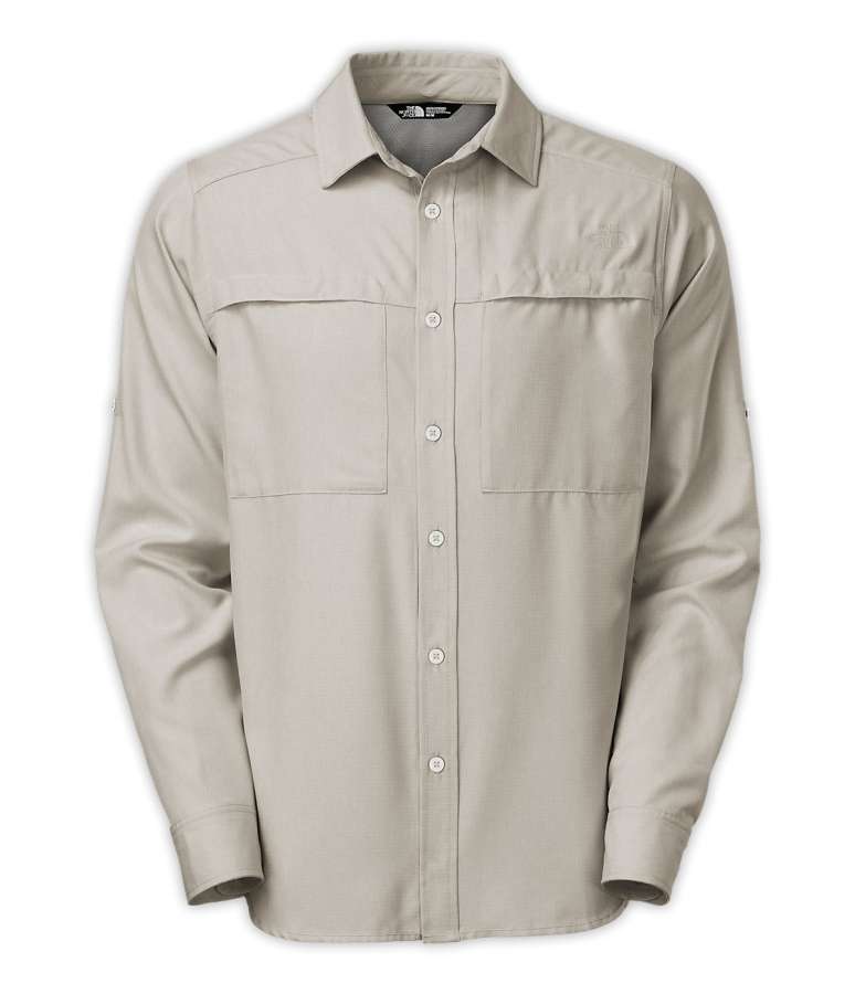 Moonstruck Grey Heather - The North Face M L/S Traverse Shirt