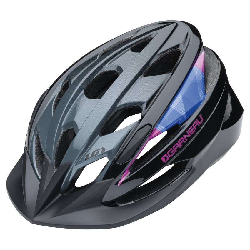 Black/Purple - Garneau Razz Helmet