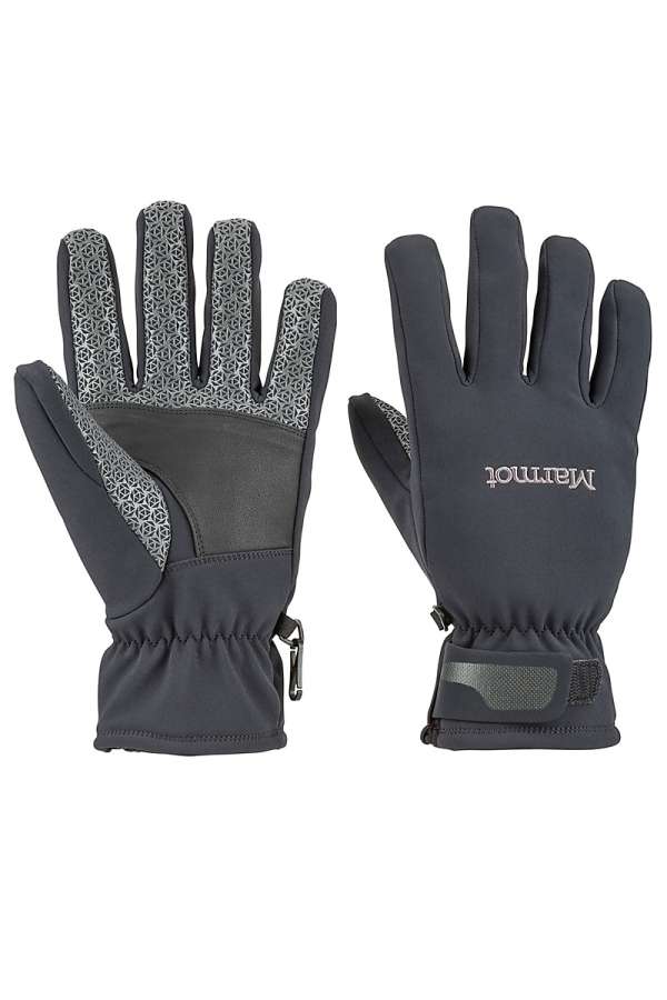 Black - Marmot Glide Softshell Glove