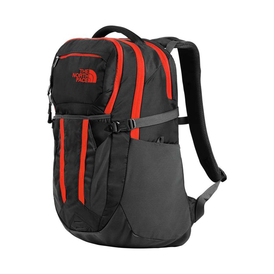 Asphalt Grey/Fiery Red - The North Face Recon