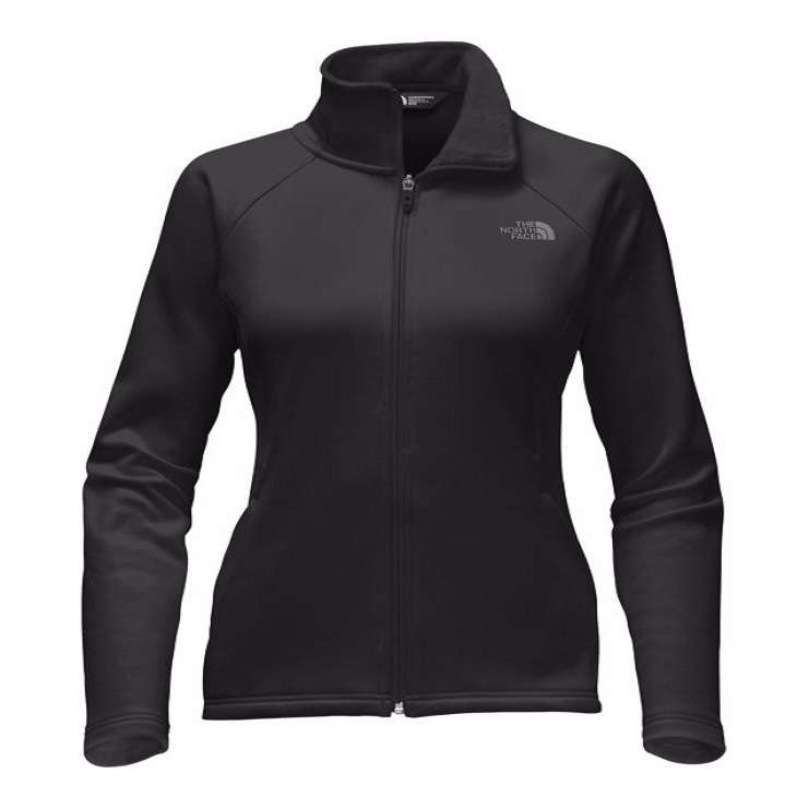 Black - The North Face Women`s Agave Full Zip