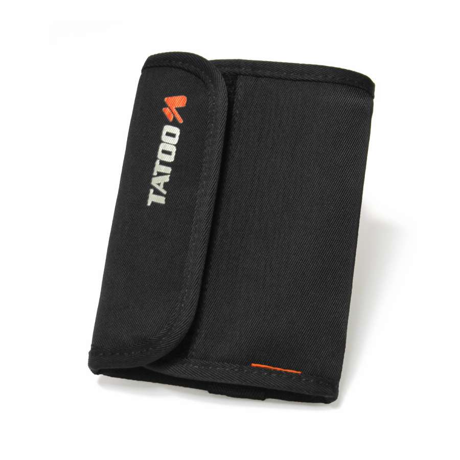 Black - Tatoo Flap Wallet