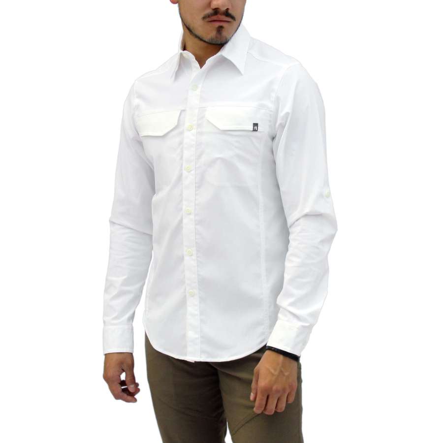 Blanco - Tatoo Camisa ML Creek Hombre